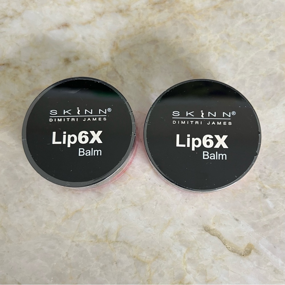 2 SKINN Lip6X Lip Balm in Candy Cane - Brand New/Sealed